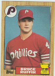 1987 Topps Baseball Cards      499     Bruce Ruffin RC